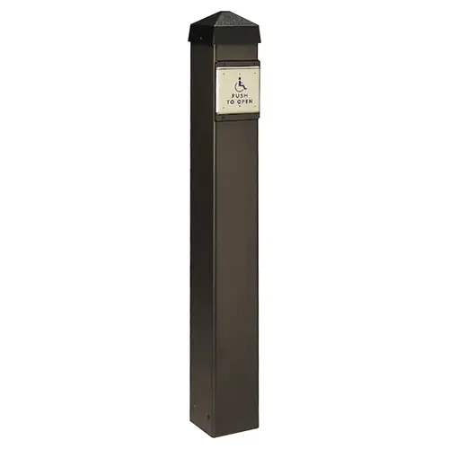 Black Mounting Post for Push Plate Black Mounting Post for Push Plate