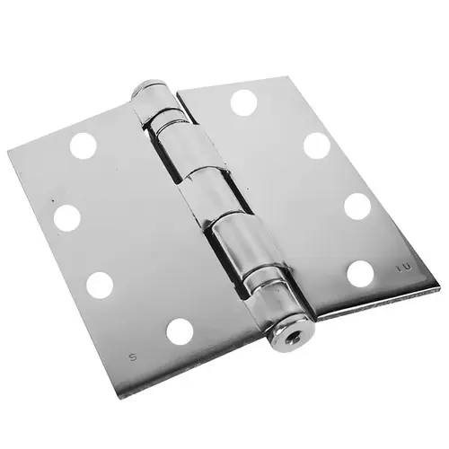 4 1/2" x 4" 5-Knuckle Ball Bearing Hinge, Standard Weight, 4-1/2" x 4", Bright Chromium Plated 4 1/2" x 4" 5-Knuckle Ball Bearing Hinge, Standard Weight, 4-1/2" x 4", Bright Chromium Plated