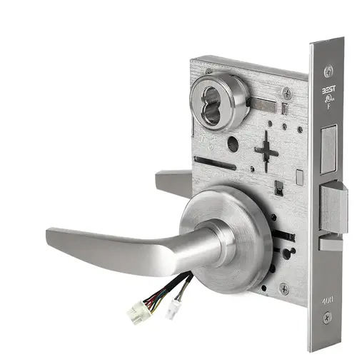 Electric Mortise Lock Satin Stainless Steel Electric Mortise Lock Satin Stainless Steel