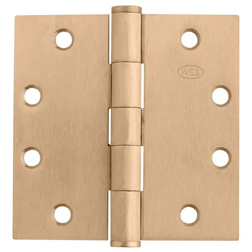 Hinge Satin Bronze Plated Clear Coated Hinge Satin Bronze Plated Clear Coated
