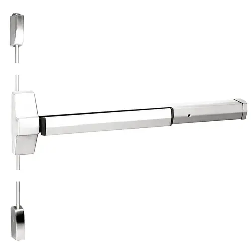 Exit Device Bright Stainless Steel Exit Device Bright Stainless Steel