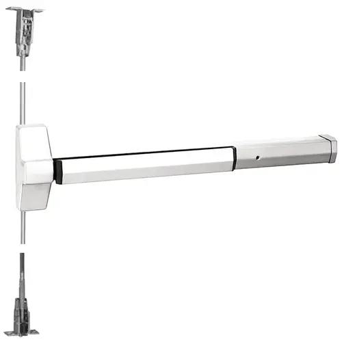 Exit Device Bright Stainless Steel Exit Device Bright Stainless Steel