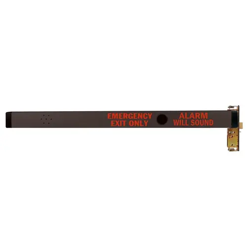 Exit Device Dark Bronze Anodized Aluminum Exit Device Dark Bronze Anodized Aluminum