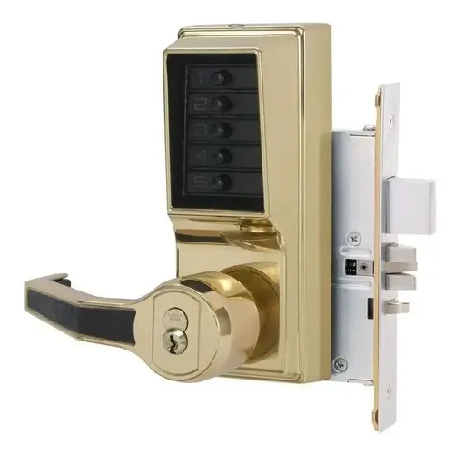 Mortise Combination Lever Lock Key Override Passage Lockout with Deadbolt Schlage FSIC Prep Less Core Bright Brass Mortise Combination Lever Lock Key Override Passage Lockout with Deadbolt Schlage FSIC Prep Less Core Bright Brass