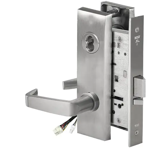 Electric Mortise Lock Satin Chrome Electric Mortise Lock Satin Chrome