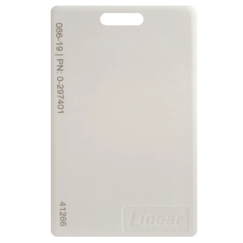 Nortek Security and Control Weigand 125 KHz Genuine HID-Brand Proximity Cards Standard 26-Bit Format Pre-Punched in Portrait Orientation PROXCARD-II