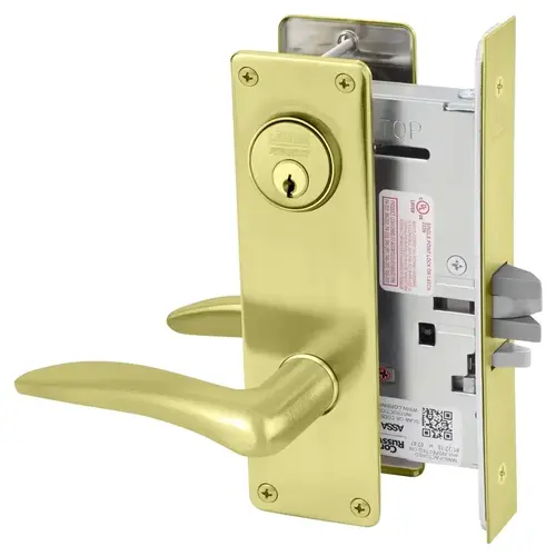 Mortise Lock Satin Brass Mortise Lock Satin Brass