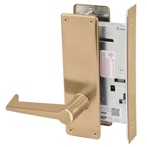 Mortise Lock Satin Bronze Clear Coated Mortise Lock Satin Bronze Clear Coated