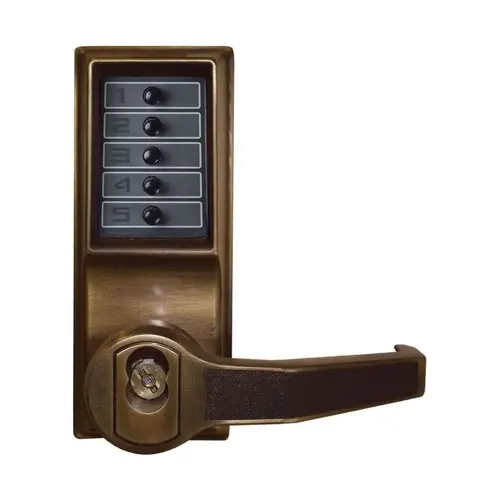 Pushbutton Lock Satin Brass Blackened Satin Relieved Clear Coated Pushbutton Lock Satin Brass Blackened Satin Relieved Clear Coated