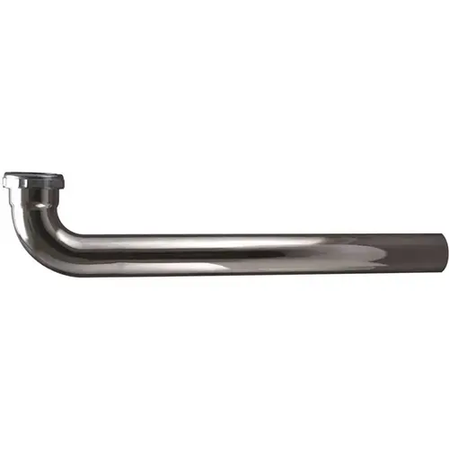 1-1/2 in. x 15 in. 22-Gauge Brass Waste Arm with Slip Joint in Chrome