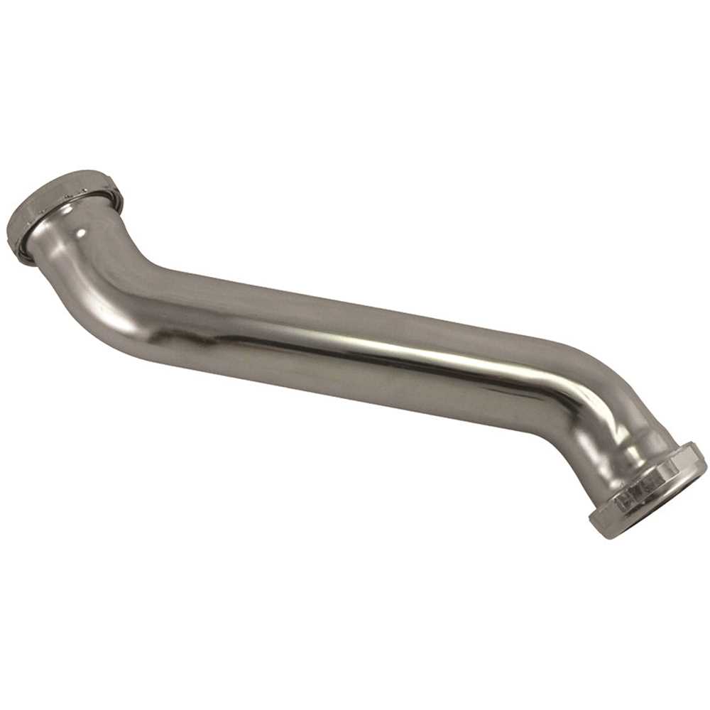 Keeney 7038PC 1-1/2 in. x 1-1/2 in. 22-Gauge Brass Double Offset, Chrome