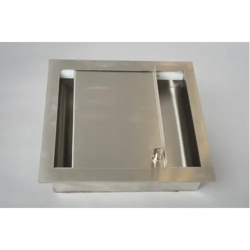Recessed Currency Tray 14" W x 3" H x 14" D Size Level 3 Bullet Resistant Sliding With Bullet Trap Type