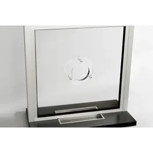 TSS TWA3648L1AST Transaction Window Acrylic Speak Thru Type 36" Width x 48" Height Level 1 Bullet Resistant Clear Anodized Finish