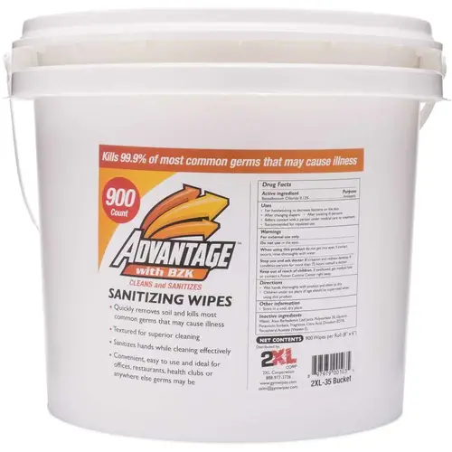 Gym Wipes Advantage Refill Bags Formula Ultra Clear