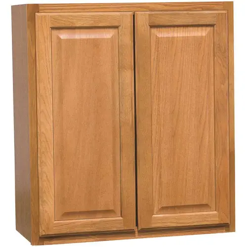 Hampton Assembled 27x30x12 in. Wall Kitchen Cabinet in Medium Oak Hampton Assembled 27x30x12 in. Wall Kitchen Cabinet in Medium Oak