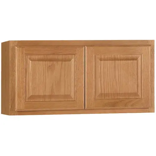 Hampton Assembled 30x15x12 in. Wall Bridge Kitchen Cabinet in Medium Oak Hampton Assembled 30x15x12 in. Wall Bridge Kitchen Cabinet in Medium Oak