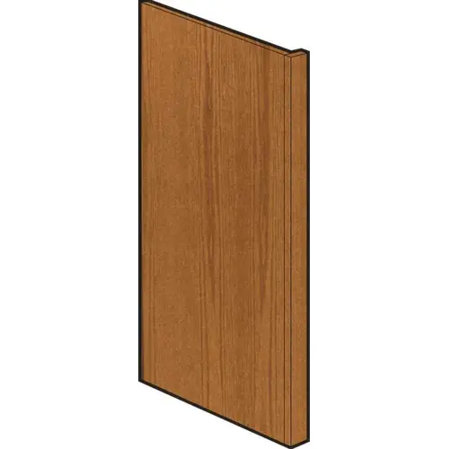 1.5x34.5x24 in. Dishwasher End Panel in Medium Oak