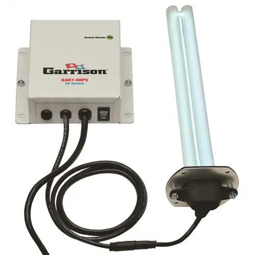 REMOTE GERMICIDAL UNIT WITH 50 WATT POWER SUPPLY AND 12 IN. REMOTE GERMICIDAL LAMP White