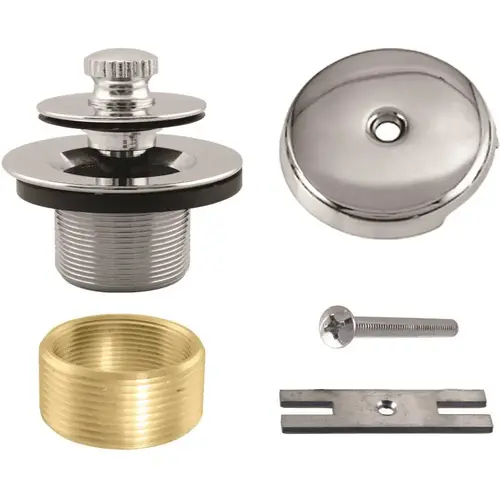 3-1/8 in. NPSM Twist and Close Universal Tub Trim with 1-Hole Faceplate in Polished Chrome 3-1/8 in. NPSM Twist and Close Universal Tub Trim with 1-Hole Faceplate in Polished Chrome