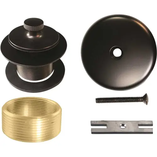 3-1/8 in. NPSM Twist and Close Universal Tub Trim with 1-Hole Faceplate in Oil Rubbed Bronze