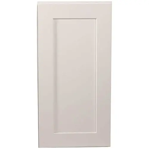 Brookings Plywood Ready to Assemble Shaker 15x30x12 in. 1-Door Wall Kitchen Cabinet in White