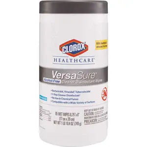 CLOROX 31757 Versasure Disinfectant Wipes, 85 Count