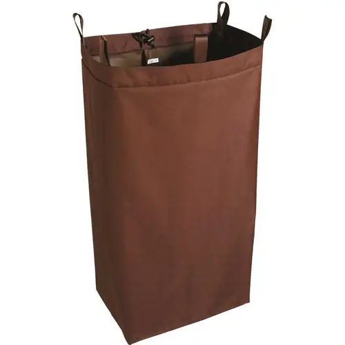 36 in. L Brown Housekeeping Cart Bag, Loop and Snap Color/Finish Family 36 in. L Brown Housekeeping Cart Bag, Loop and Snap Color/Finish Family