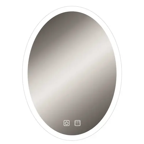 31.5 in x 23.63 in. Bluetooth LED Bathroom Mirror With Defogger, Night Light, and 2 touch on/off Clear