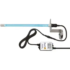 PremierOne Products PFL-ER-UV14-24V Economy Remote 24-Volt Unit with 14 in. 55 Microwatt Lamp Air Purifier White