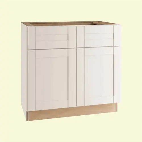 Vesper White Shaker Assembled Plywood 33 in. x 34.5 in. x 24 in. Base Kitchen Cabinet with Soft Close Vesper White Shaker Assembled Plywood 33 in. x 34.5 in. x 24 in. Base Kitchen Cabinet with Soft Close