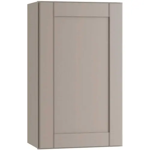 Veiled Gray Shaker Assembled Plywood 21 in. x 30 in. x 12 in. Wall Kitchen Cabinet with Soft Close
