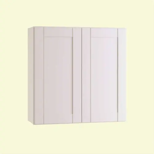 Vesper White Shaker Assembled Plywood 33 in. x 30 in. x 12 in. Wall Kitchen Cabinet with Soft Close