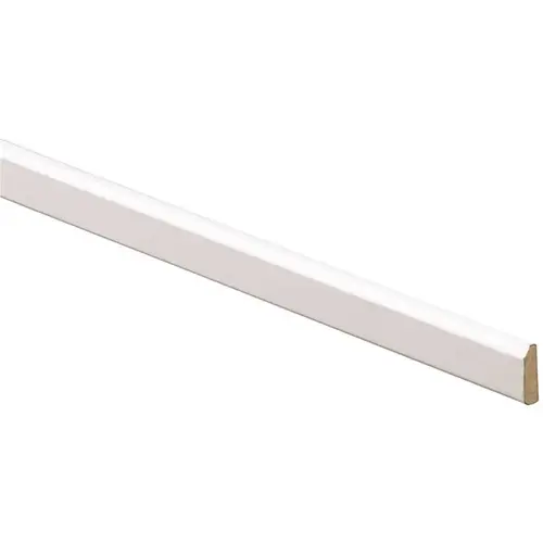 Vesper White Shaker Assembled Plywood 96 in. x 0.75 in. x 0.25 in. Kitchen Cabinet Batten Molding