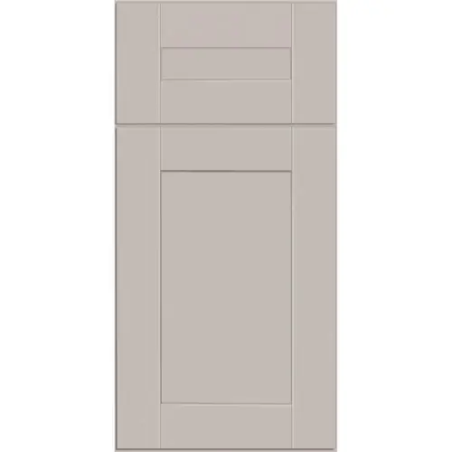 Veiled Gray Shaker Assembled Plywood 2.25 in. x 0.75 in. x 96 in. Kitchen Cabinet Light Rail Molding Veiled Gray Shaker Assembled Plywood 2.25 in. x 0.75 in. x 96 in. Kitchen Cabinet Light Rail Molding