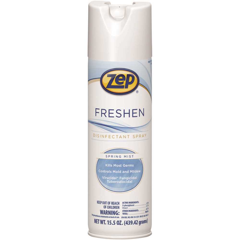 Zep, Inc. 1050017 15.5 oz. Freshen Disinfectant Odor Absorber Clear - pack of 12