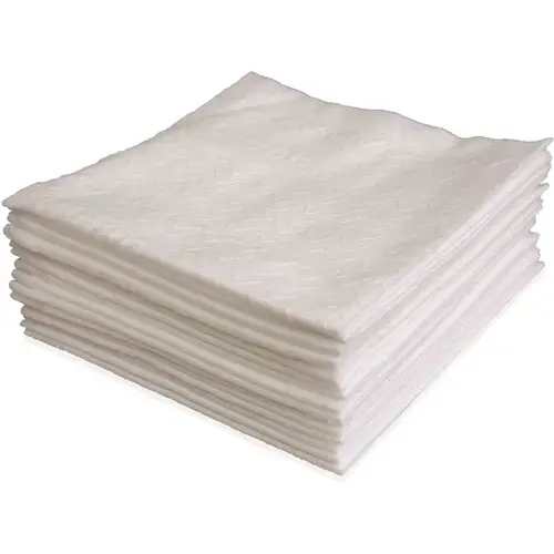 9 lbs. White Polyester/Polypropylene All Purpose Cleaning Cloth - pack of 150
