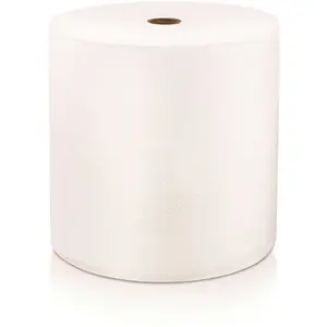 LoCor 46898 NVI Locor Roll Paper Towel 7IN 850 FT White Hardwound - pack of 6
