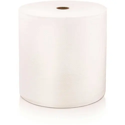 1-Ply High Capacity White Hard Wound Roll Towels Color/Finish Family - pack of 6