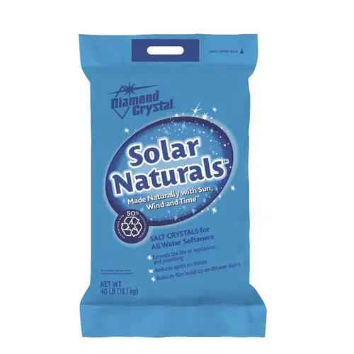Solar Naturals Water Softener Salt Crystals White