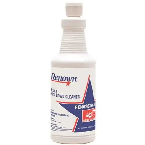 32 oz. Blue 9 HCL Bowl Cleaner White