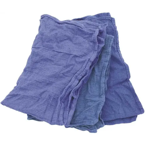 Used Huck Cloth Towel (Approximately 60-65 Towels Per 10 lbs. Carton) Blue Used Huck Cloth Towel (Approximately 60-65 Towels Per 10 lbs. Carton) Blue