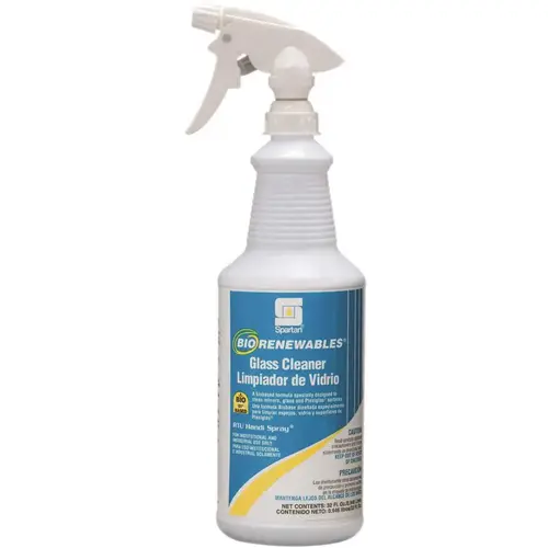 BioRenewables 1 Quart Waterfall Scent Glass Cleaner RTU Blue