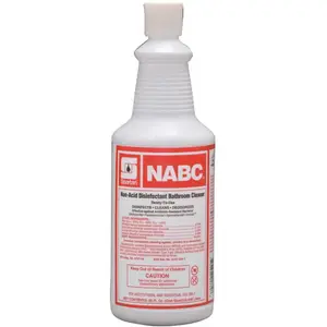 NABC 711603 1 Quart Floral Scent Restroom Disinfectant Blue
