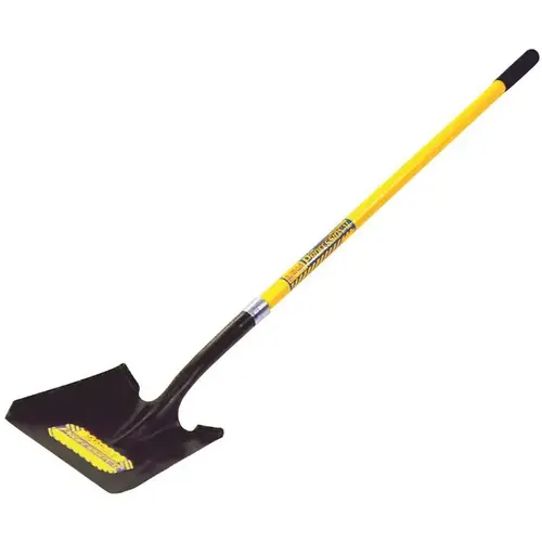 SEYMOUR 40 SERIES SQUARE POINT SHOVEL PROFESSIONAL GRADE WITH 46 IN. FIBERGLASS HANDLE AND PERMA GRIP SEYMOUR 40 SERIES SQUARE POINT SHOVEL PROFESSIONAL GRADE WITH 46 IN. FIBERGLASS HANDLE AND PERMA GRIP