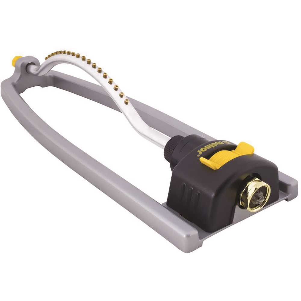 Melnor 70360M Metal Oscillator Sprinkler Gray