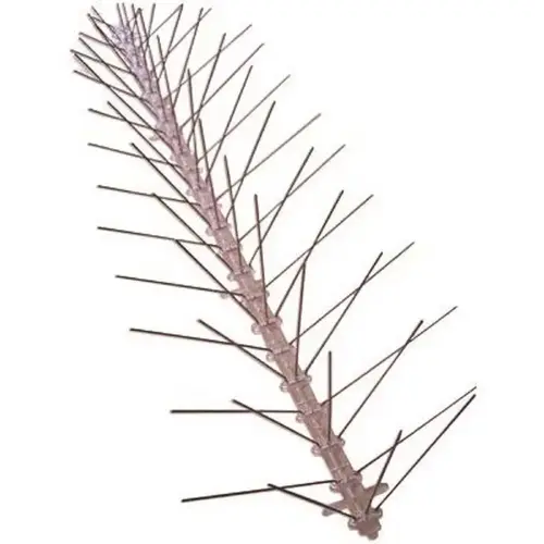Original Stainless Steel Bird Spikes 50 ft. Pigeons, Starling, Blackbirds, Seagulls 6 in. Coverage