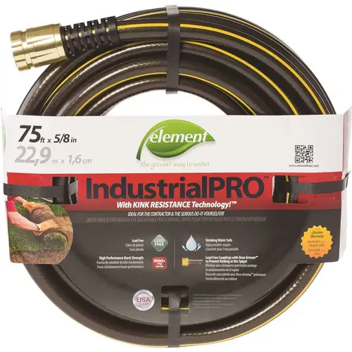 Commercialgrade 5/8 In. X 75 Ft. Heavy Duty Contractor Water Hose