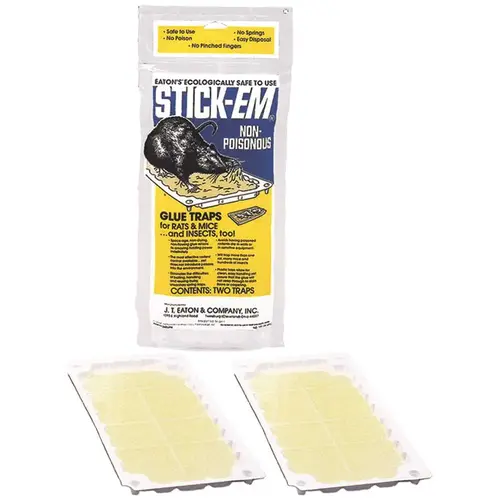 Rat and Mouse Size Glue Trap - Pair Rat and Mouse Size Glue Trap - Pair
