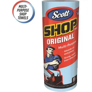 SCOTT 75130 Shop Towels Original Blue Shop Towels