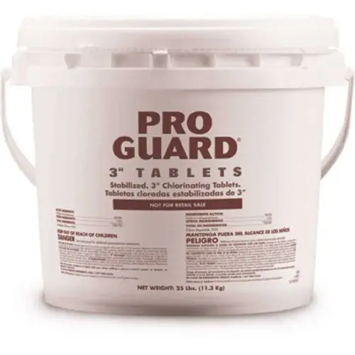 50 lbs. 3 in. Tablets 8 oz. Chlorinating Tablet 50 lbs. 3 in. Tablets 8 oz. Chlorinating Tablet